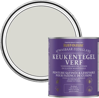 Rust-Oleum Grijs Keukentegelverf Zijdeglans - Berkenboom 750ml