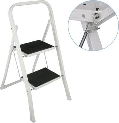 Haushalt 40414 Huishoudtrap - 2 Treden - Metaal - Anti-slip poten