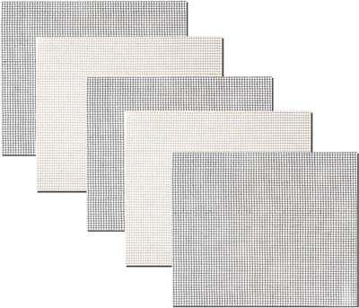 Famanu - Grill Mesh Mat Set Herbruikbare Grill Matten Hittebestendige Mat voor Grillen Koken Bakken en Oven, 33,5 cm x 40 cm x 0,4 cm