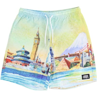 Culture Easy Short herenshort geel