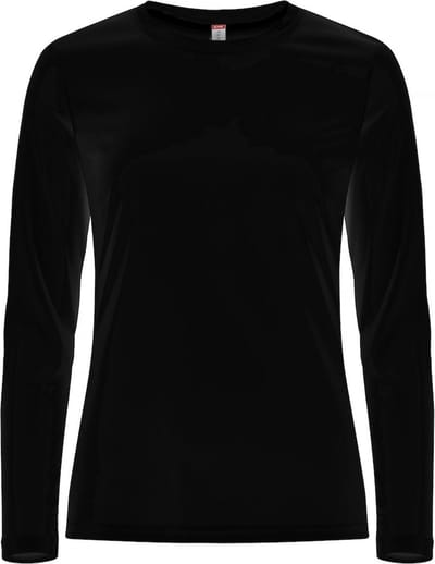 Clique Basic Active-T L/S Women 029041 - Zwart - 34/XS