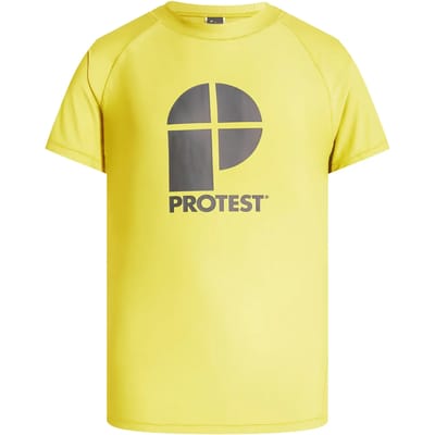 Protest PRTBerents Jr – Uv shirt Jongens – Korte mouwen – Ronde hals – Geel