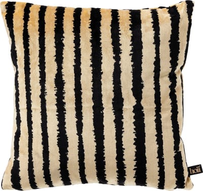 LORENZO | sierkussen 45x45 cm | Raven | zwart | multicolor | Hoii | met duurzame kussenvulling
