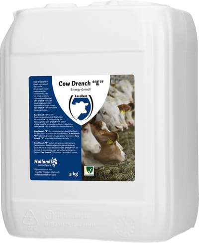 Excellent Cow Drench E - Drenchproduct voor melkvee - aanvullend dierenvoer voor rundvee - 5 kg