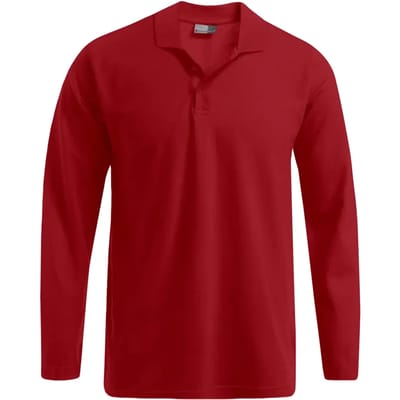 Promodoro Men´s Heavy Polo Long Sleeve E4600 - Fire red - 3XL
