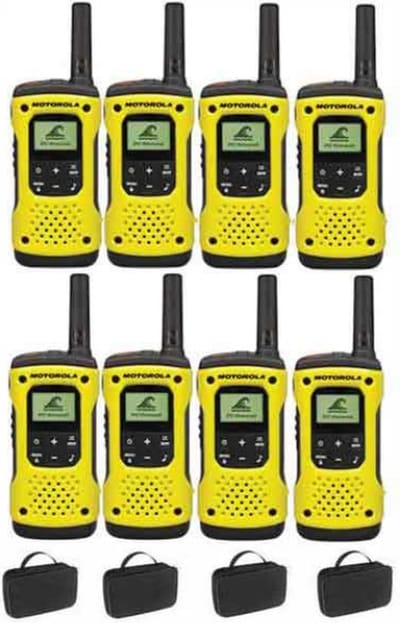 Set van 8 Motorola TLKR T92 H2O IP67 PMR446 Portofoons