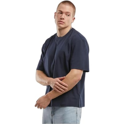 Urban Classics - Sorona Loose Fit Heren T-shirt - S - Donkerblauw