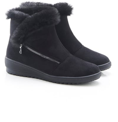 Damart - Thermolactyl laarzen met rits aan de zijkant - Dames - Blauw - 36