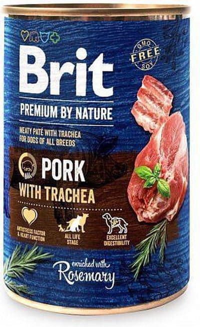 Brit Premium Cans Pork with Trachea 400 g (6)