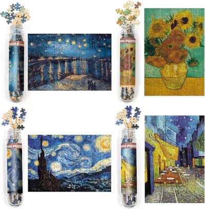 Set van 4 Mini Puzzels voor Volwassenen - 150 Stukjes per Puzzel