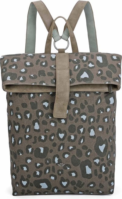 Fritzi aus Preußen Rugzak Canvas Izzy03 Backpack Leo Jungle Groene