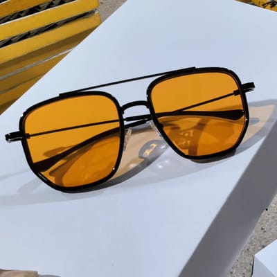 Lunettes de Soleil Carrées Vintage Lunettes de Soleil Design Tendance Vintage Lunettes de Soleil Hommes Élégantes Monture Noire Lunettes pour la Conduite la Pêche UV400