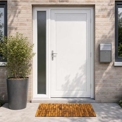 vidaXL - Badmatten - 2 - st - Naturel - 44 - x - 60 - cm - Massief - Acacia - Hout
