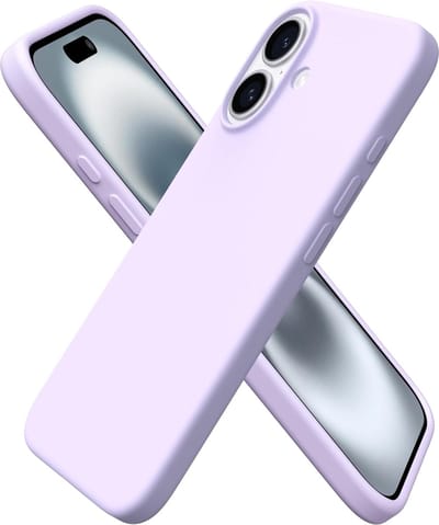 Arara Hoesje Geschikt voor iPhone 16 Plus Hoesje Siliconen - liquid Backcover - Lila