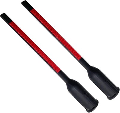 Stoomreiniger Opzetstukken - Reinigingsborstels - Grondige Schoonmaak - Sneller Grote Oppervlakken - 2 stuks - Zwart