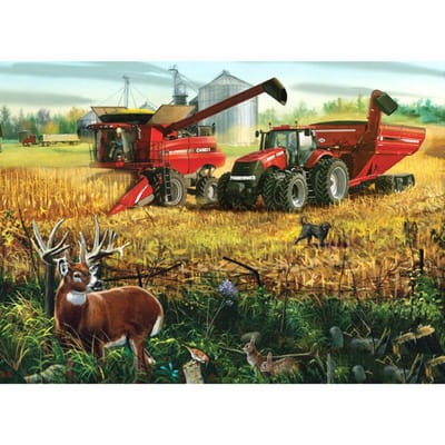 5D DIY Diamond schilderij volledige ronde boor  Tractor landschap  borduren kruissteek cadeau Home Decor 20X30CM black