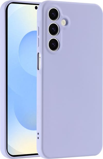 Hoesje geschikt voor Samsung Galaxy S25 Plus hoesje zacht siliconen- Arara backcover - Lila
