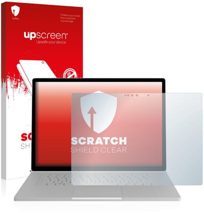 upscreen - Screenprotector voor Microsoft Surface Book 2 15" - Folie Beschermfolie transparant