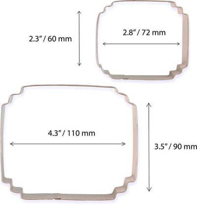 PME Cookie en Cake Uitsteker - Style 5 - Set/2