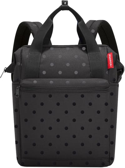 Reisenthel Allrounder R Schouder/ Rugtas - 12L - Glossy Dots Zwart