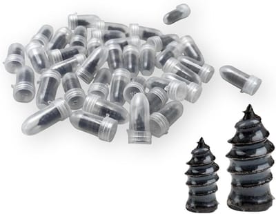 Bandenreparatiespijkers, set rubberen spijkers voor het repareren van auto's met vacuümbanden, zelfbedieningsrubberen schroefdoppen voor banden, snelle reparatietool voor lekke banden, geschikt voor auto's, motoren, ATV's, vrachtwagens, reparatie van