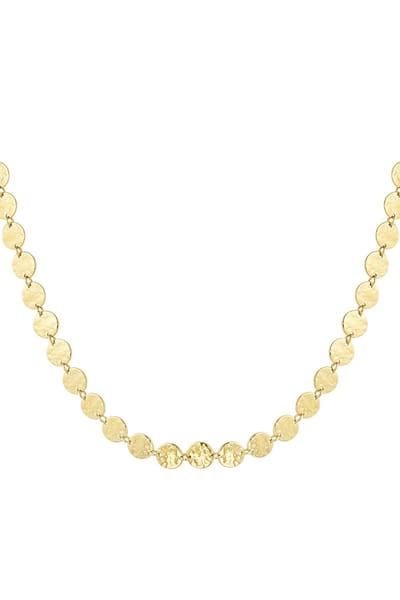 Ketting- Round vintage - goud