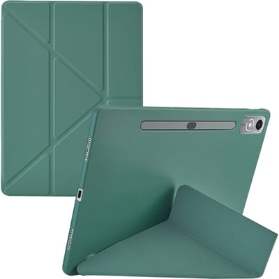 imoshion Origami Bookcase voor de Lenovo Tab P12 - Donkergroen
