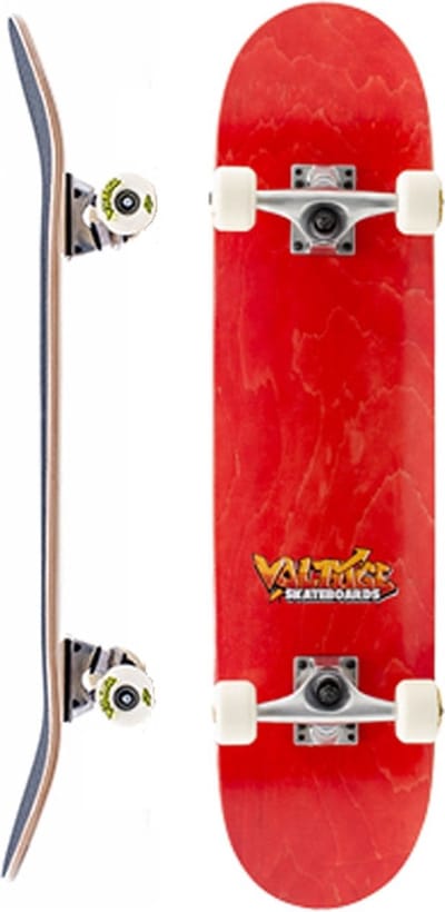 Voltage Graffiti Logo Red Skateboard