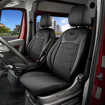 Stoelhoezen BYD ETP3 2024–heden – Prestige Zwart – stoffen autostoelhoezen – praktische bescherming – perfecte pasvorm – slijtvast – eenvoudig te monteren – set voor Stoel/Stoel