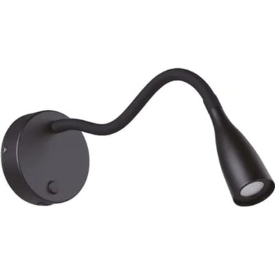 EGLO Olivandino 1 Wandlamp - LED - Ø 11 cm - Zwart - Draadloos