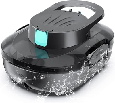 ZMR® Zwembadrobot - Zwembadstofzuiger Elektrisch - Zwembad Robot Stofzuiger - Grijs - 35cm x 27cm x 16cm