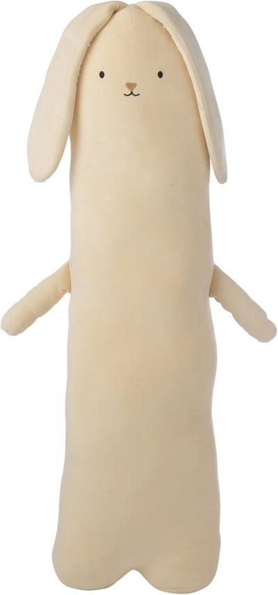 J-Line decoratie Konijn - polyester - beige - large