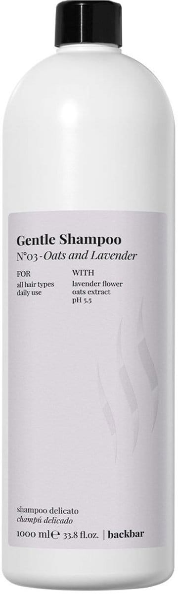 Vochtinbrengende Shampoo Farmavita Back Bar Nº03 Haver Lavendel (1000 ml)