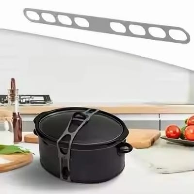 54 cm herbruikbare dekselriem siliconen elastische band universele potdekselhouder voor lunchbox riem elastische band outdoor servies gereedschap