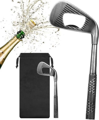 Golfclub Flesopener - Uniek Bieropener Cadeau voor Mannen en Vrouwen