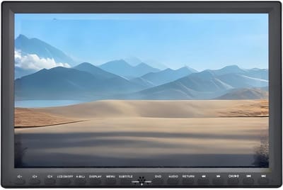 Draagbare dvd-speler - Videospeler Leerapparaat - Familie entertainment - HD Schermweergave - 141 inch - Zwart