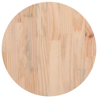 vidaXL - Tafelblad - Ø40x2,5 - cm - massief - grenenhout