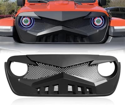 Auto Radiator Roosters - Voor Grille Set - Voertuig Styling - Duurzaam Materiaal - 10x10x10 mm - Zwart