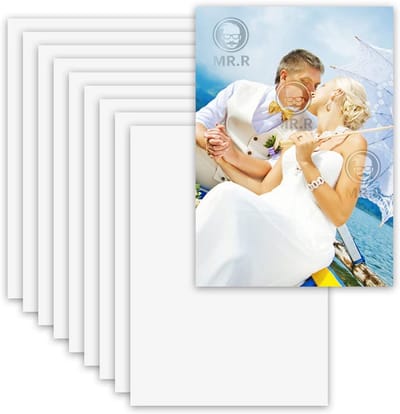 Sublimatie Blanks 10 Packs 8x12 Inch Glanzend Aluminium voor Warmteoverdracht