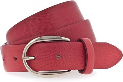 Vanzetti Leren Riem 30mm Leather Belt W110 Red Rood