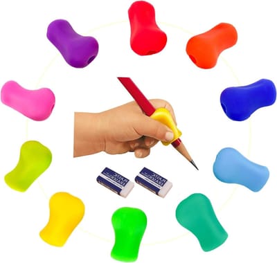 Verbeterde grip voor potloden - Ergonomische potloodgrepen voor kinderen en volwassenen, ideaal voor beter schrijven en tekenen