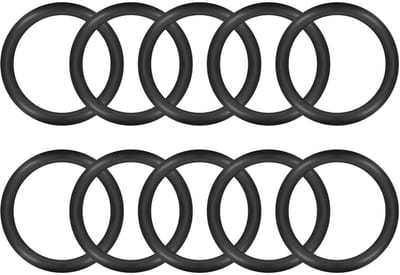 sourcing map Nitrilrubber O-afdichtingen 33 mm OD 25 mm ID 4 mm breedte metrische afdichting 10 stuks
