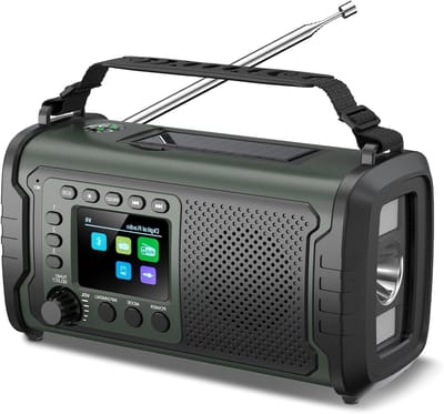 Noodradio Solar Opwindbaar - Noodpakket voor Thuis - Noodrantsoen - Powerbank