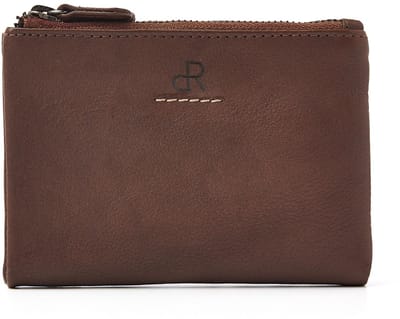 dR Amsterdam Leren Damesportemonnee met Ritsvakken en Drukknop | Unisex model | 76187