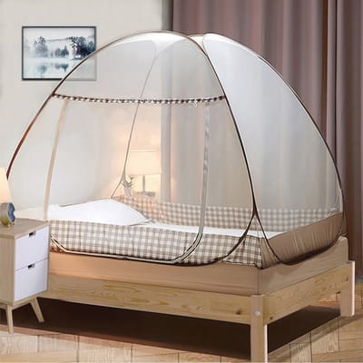 Opvouwbaar Mosquitonet 100x200cm - Draagbaar Reismuggennet met Eenvoudige Installatie