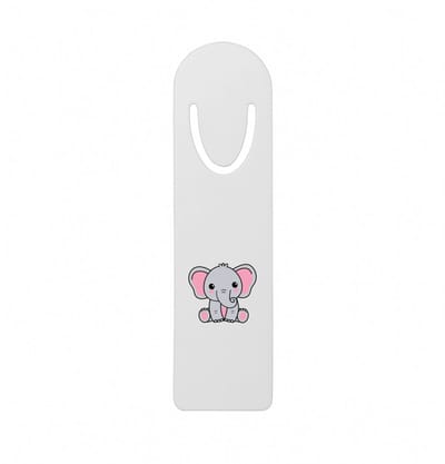 Hacebo® - Olifanten metalen boekenlegger - Olifant - Dieren liefhebbers - Dierentuin - zoogdieren - ollie Bladwijzer boekenleggers - 12.7 cm x 3.2cm