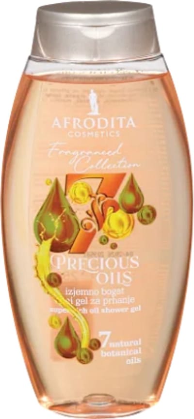 Douchegel 7 Precious Oil - Afrodita | 1x 250 ml - Zeven Natuurlijke Oliën | Reinigt & Revitaliseert