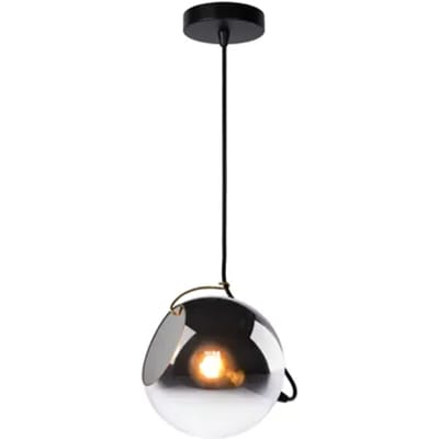 Lucide Hanglamp Jazzlynn - Fumé Glas - Diam. 20cm - E27 Fitting