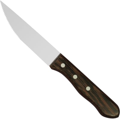 Hendi Nože do Steków Serie - Steakmes - Ząbkowany - Houten Wenge Handgreep - 125 mm