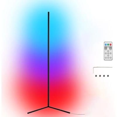 Tuya Wifi S mart L ife RGB LED lampadaire d'angle fond atmosphères lampe salon lampadaire 52cm EU blue